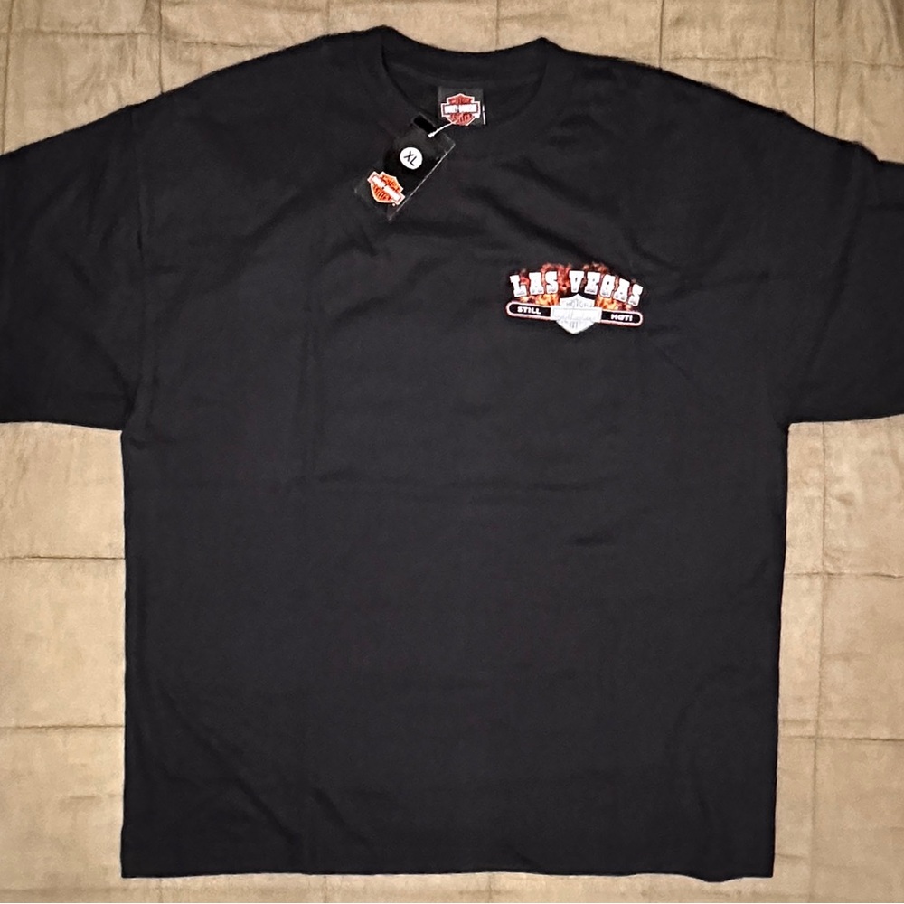 Harley-Davidson Las Vegas, Nevada Flame Graphic Tee – XL – NWT - Picture 2 of 3